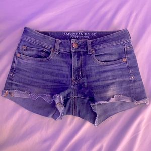 American Eagle Jean shorts, size 0